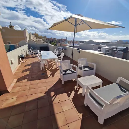 Sunset Rooftop Terrace Lägenhet Palm-mar